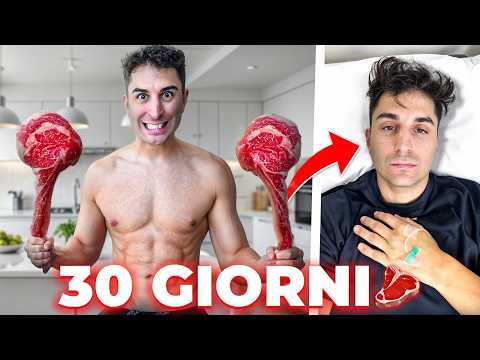 MANGIO SOLO CARNE ROSSA PER 30 GIORNI - DOCUMENTARIO *Finito Male*