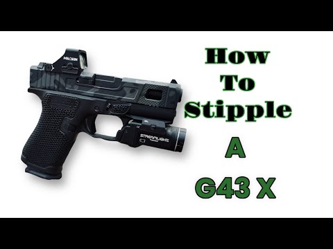 How to stipple A G43x - Gap borders - Symmetrical texture