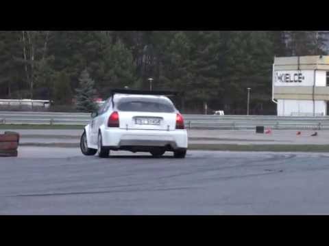 Wolski Artur - Honda Civic Type R - "SuperBarbórka 2014" Tor Kielce 13-12-2014