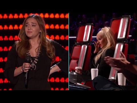 'The Voice': Christina Aguilera Tears Up After 'Curly Sue' Star's Flawless Audition