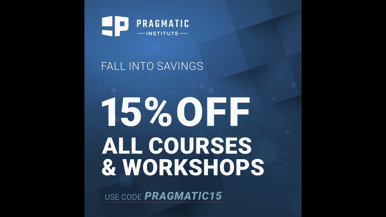 Pragmatic Institute – Fall 2025 Promotion
