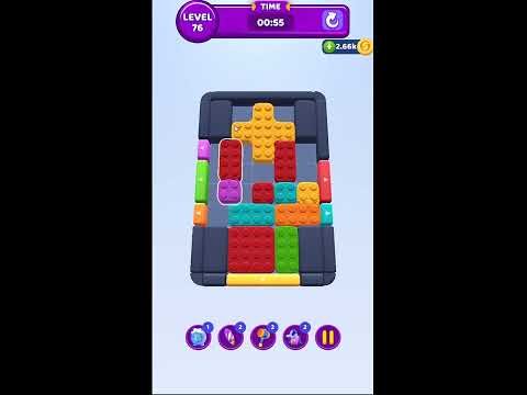 Color Block Jam Level 76 Gameplay Walkthrough - NO BOOSTERS 🧩🧭 | SKILLGAMING ✅