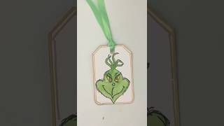 Grinch Gift Tag Glow-Up | Stealing Christmas (and Hearts)! #christmasdecoration #handmadeholidays