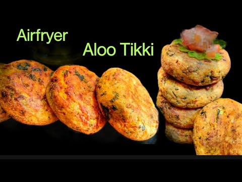 Delicious Aloo Tikki in Air fryer topped up with Spicy Chaat | Really Mouthwatering #EktasKitchen