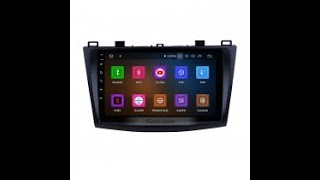 2008-2014 Mazda 3 Seicane Android headunit/stereo installation ..Carplay,Android auto