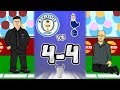 🤯4-4! SPURS BEAT MAN CITY!🤯 (Llorente Handball Goal, VAR Offside, Sterling Goal + More Highlights!