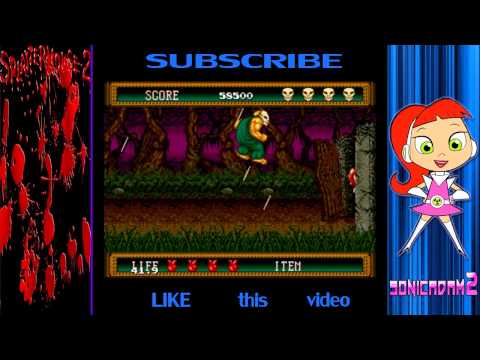 Let's play Splatterhouse 2 (Long play and Cheathrough)