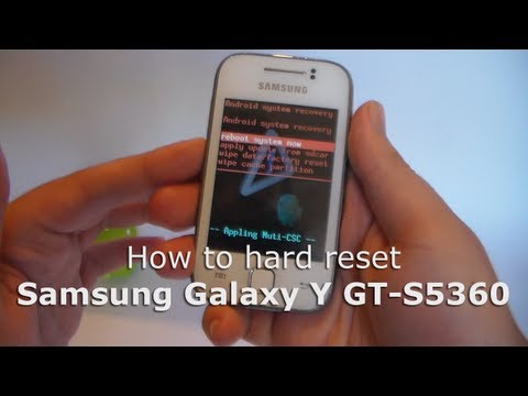comment debloquer samsung galaxy y gt-s5360
