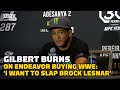 Gilbert Burns On Endeavor Buying WWE: ‘I Want To Slap Brock Lesnar’ | UFC 287 | MMA Fighting