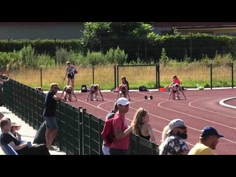 100m kobiet bieg 4 - Środa Wlkp. 20200704