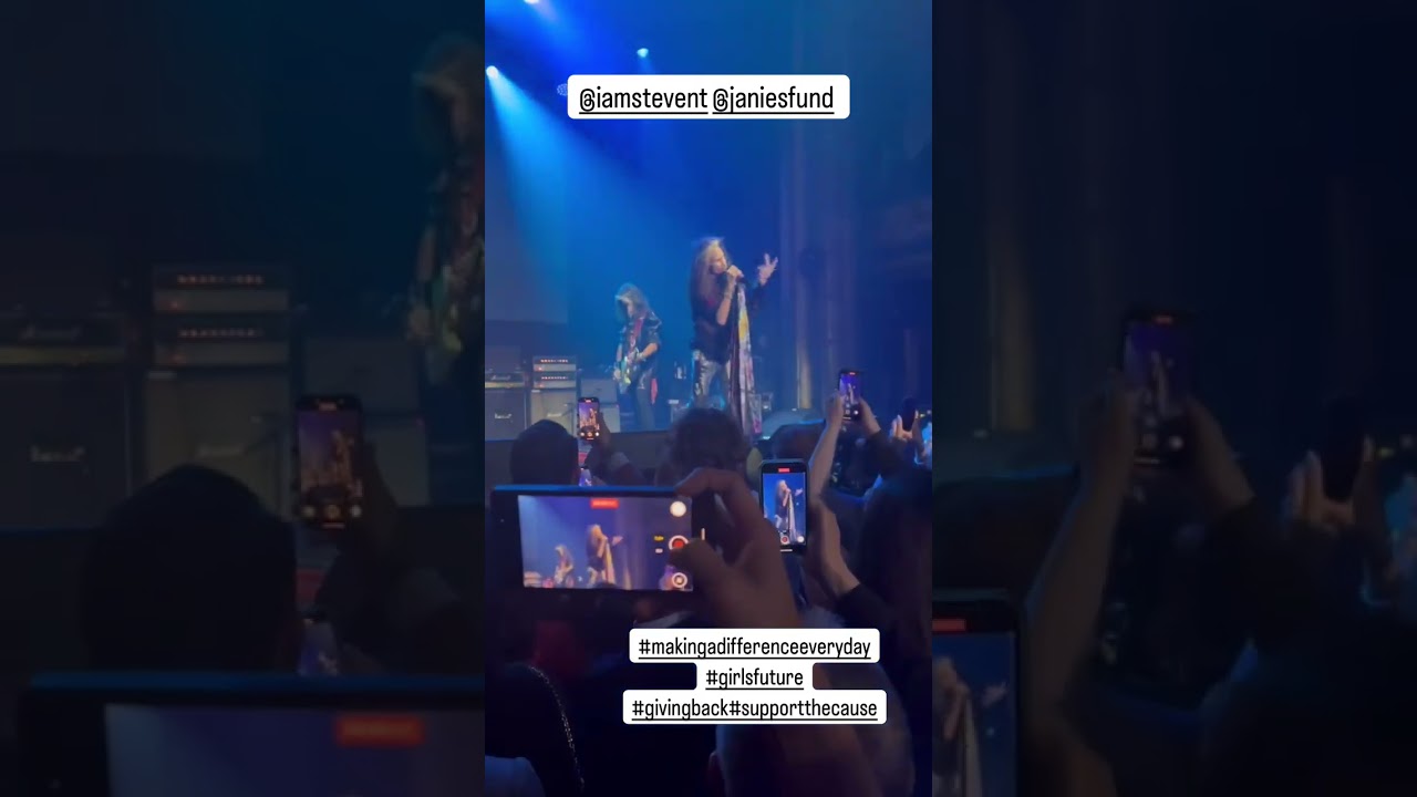 Steven Tyler, Joey Perry, Matt Sorum & Nuno Bittencourt - Dream On Janie's Fund 30. April 2025 - YouTube