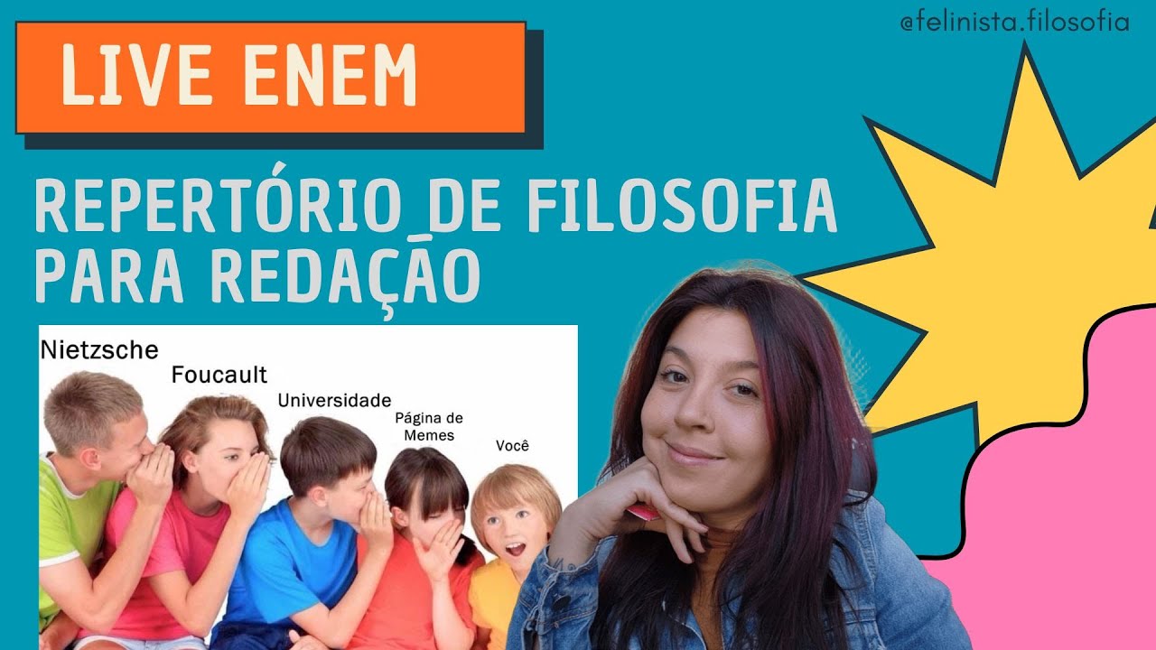 LIVE ENEM - REPERTÓRIO DE FILOSOFIA PARA REDAÇÃO