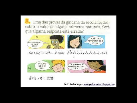 Potenciação de números naturais