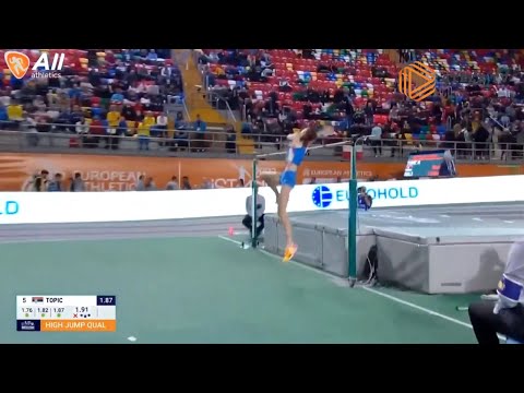 Angelina Topić - 191 q | dvoransko prvenstvo Evrope 2023 | kvalifikacije skoka uvis