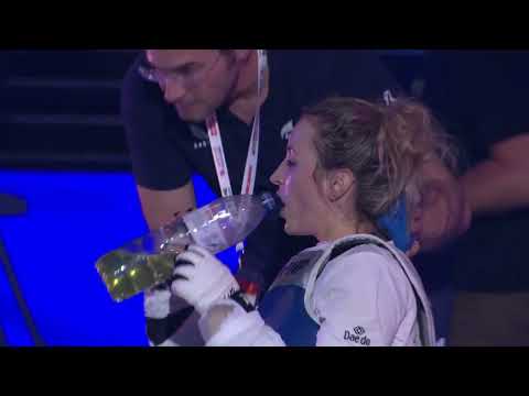 231 F W-57kg 🔵 JONES Jade GBR vs 🔴 LUO Zongshi CHN I Manchester 2022 World Taekwondo GP