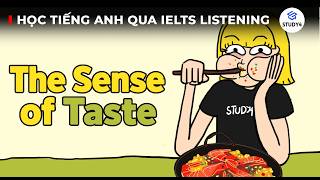 ĂN CAY LÀ DO LƯỠI HAY DO NÃO?! 👅🧠| Học tiếng Anh qua IELTS Listening| The Sense of Taste| STUDY4
