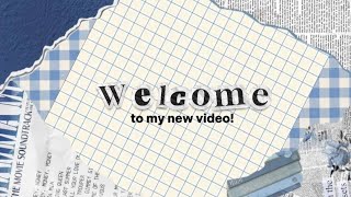 Aesthetic Intro Template for video