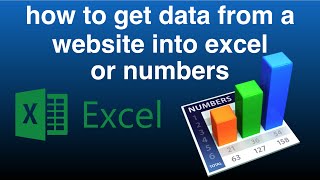 How to Get Data from a Website into Excel or Numbers Spreadsheet
