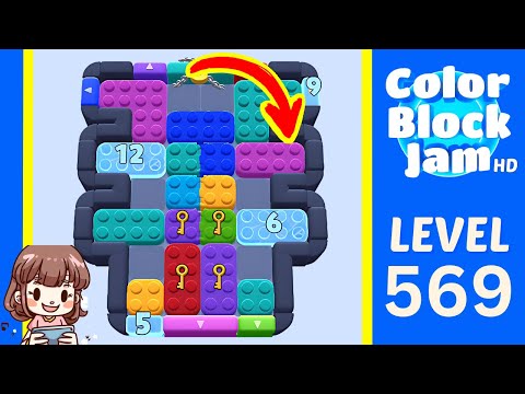 Color Block Jam Level 569 Solution Walkthrough