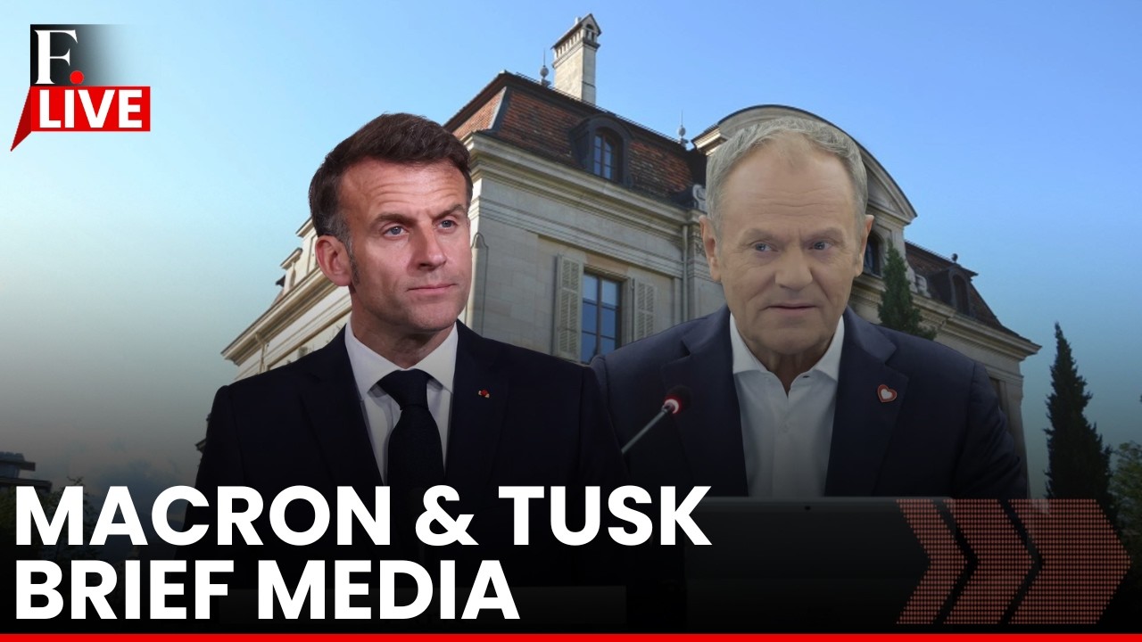 LIVE: French President Macron & Polish PM Donald Tusk Hold News Conference