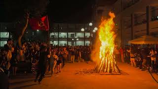 Hoạt động "Nấu bánh chưng xanh - Mừng Tết Ất Tỵ năm 2025" của sinh viên ĐHQGHN tại Hòa Lạc