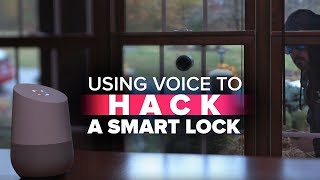 Hacking a smart lock by voice