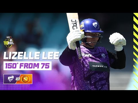 Highest EVER WBBL Score! | Lizelle Lee's Dominant 150* At The SCG | #WBBL10