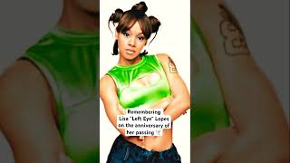 Remembering Lisa &quot;Left Eye&quot; Lopes of TLC. Sending love to her family, Tboz and Chili. #mothaknows