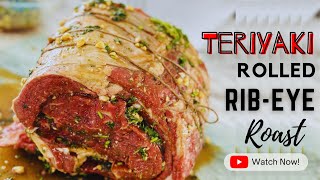 Teriyaki Rolled Rib-eye Roast | Oriental Style Rib-eye Roast | ChefsTemp Pocket Pro Review