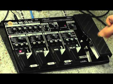 Boss ME 70 Electric Guitar Demo