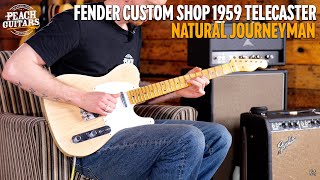 Video thumbnail for Fender Custom Shop 1959 Telecaster Journeyman Relic | Natural Blonde by The Peach Boutique