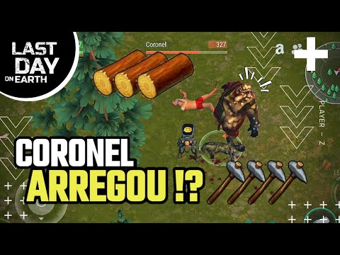 O JEITO MAIS FÁCIL DE FARMAR MADEIRA NA FLORESTA DE PINHEIRO / Last Day On Earth [LDOE] !