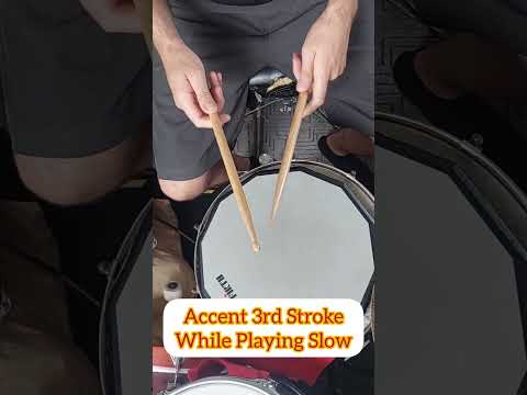 Drum Lesson! Triple Stroke Roll Exercise!
