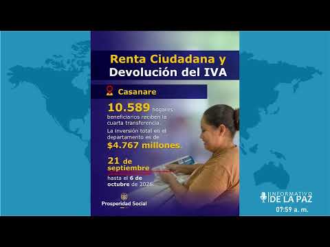 EL INFORMATIVO DE LA PAZ, emisión martes 22 de septiembre de 2026