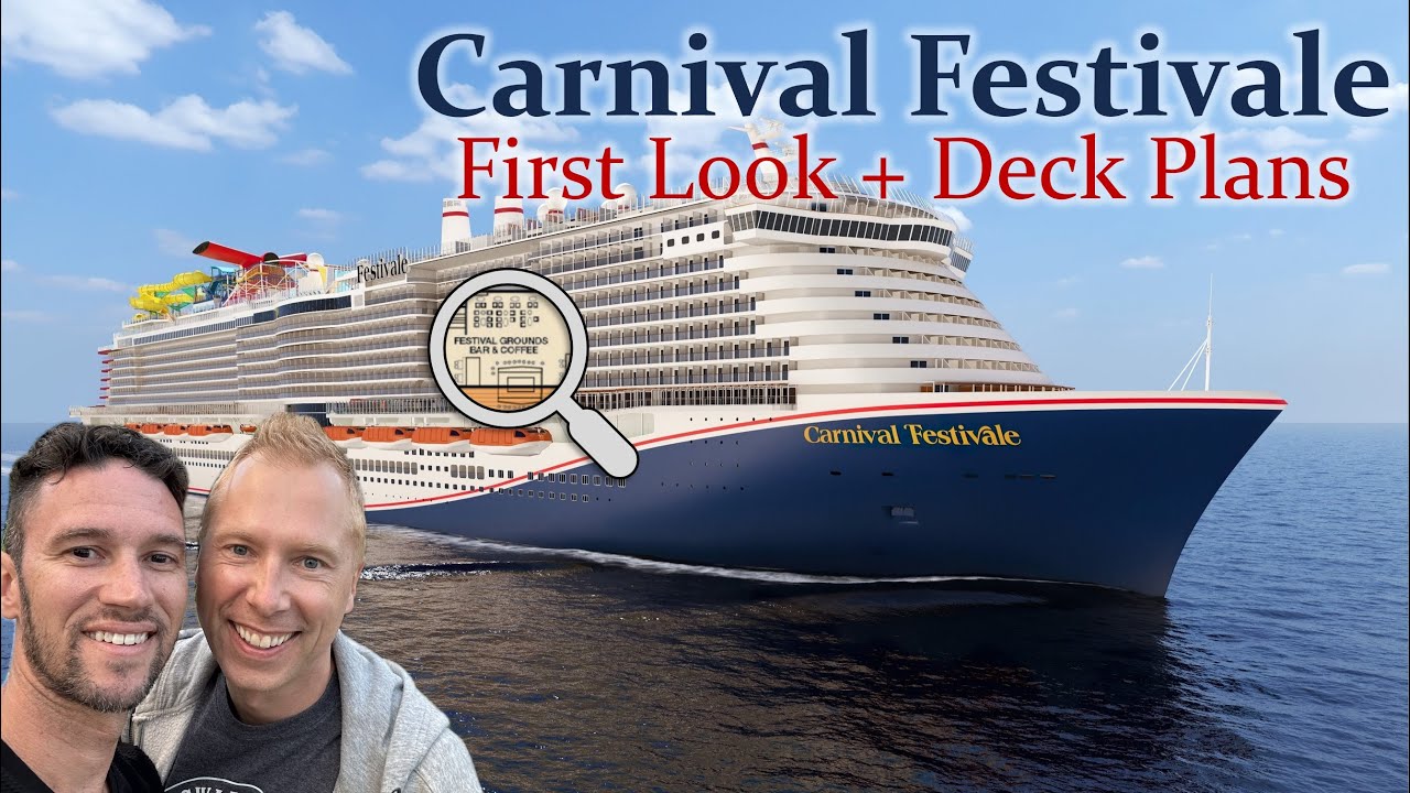 Carnival Festivale Detailed First Look [4K] - Ship Comparison with Deck Plans and Zones Revealed
