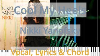 🎹Cool My Heels, Chord &amp; Lyrics, Nikki Yanofsky, Synthesia Piano
