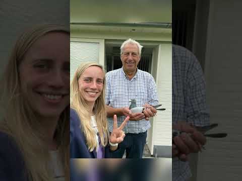 The winner of 2nd and 6th national Bourges 2021 against 18,707 young birds. Theo Weytjens