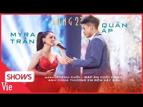 Myra Trần x Quân AP gây sốt với bản mashup hit đêm giao thừa Thu Cuối x Đáp Án Cuối Cùng | Sóng 23