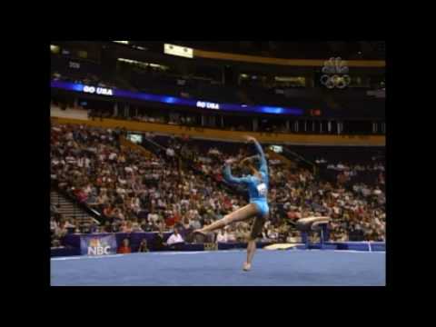 Annia Hatch - Floor Exercise - 2004 U.S. Gymnastics Championships - Women - Day 1