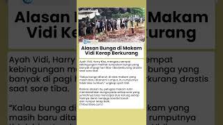 Alasan Bunga di Makam Vidi Aldiano Kerap Berkurang Diungkap sang Ayah, Ada 2 Karung per Hari