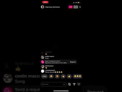 Dsteez on live Instagram (Unreleased sneak peek👀)