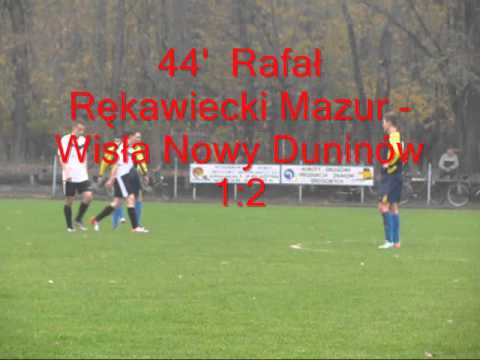 Mazur - Wisła Nowy Duninów 3-2
