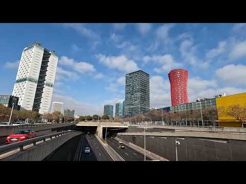 Barcelona - Granvia de l’Hospitalet - Walking Tour 4K - March 2023