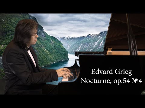 Edvard Grieg. Nocturne, op.54 №4, Karen Kornienko, piano