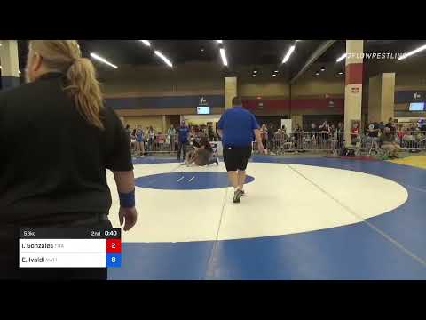 53 Kg Round Of 16 - Isabella Marie Gonzales, Titan Mercury Wrestling Club (TMWC) Vs Elena Ivaldi,