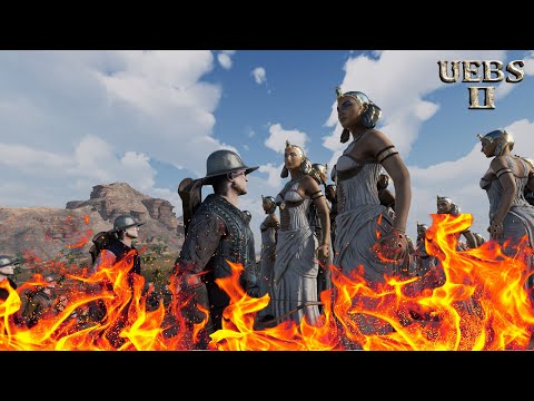 BATTLE ON THE HILLS 2,000,000 ARCHERS vs 3,000 CLEOPATRA | Ultimate Epic Battle Simulator 2 | UEBS2