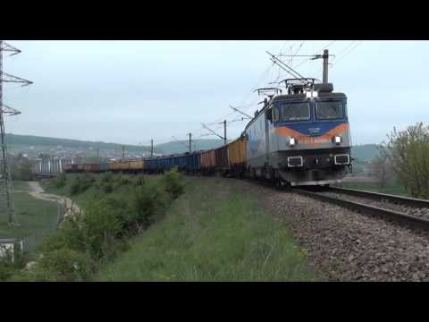 Tren de marfa GFR trece prin zona Selgros Suceava cu blitz - 25.04.2016