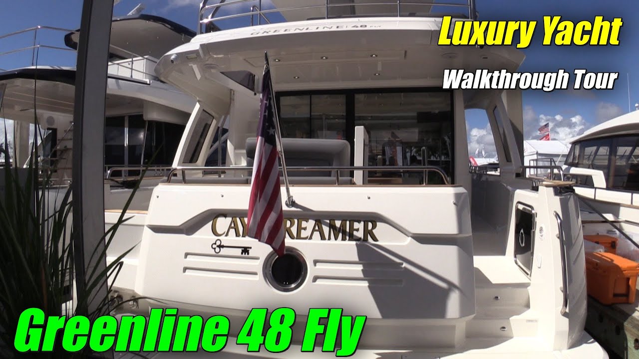 Elegant & Sophisticated ! 2023 Greenline 48 Fly