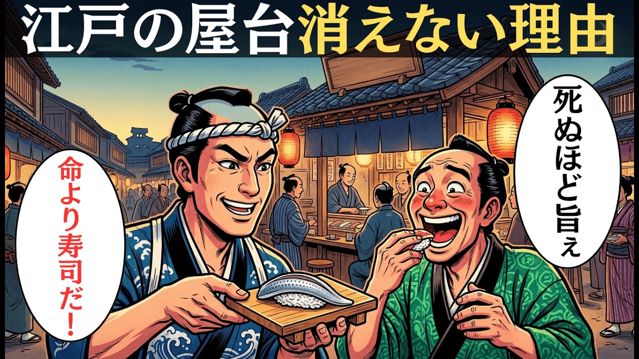 江戸時代の屋台と茶屋はどんな場所だったのか？知られざる“憩いの空間”を徹底解説 【江戸時代の庶民】【江戸ミステリー図鑑】