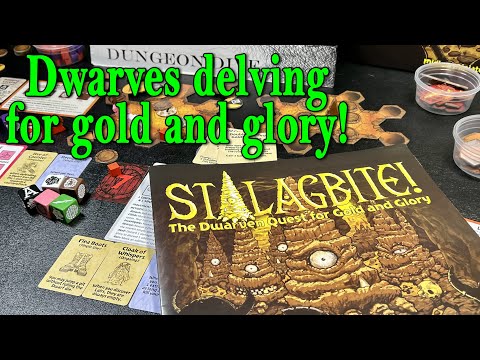 Dwarves delving for gold and glory! A review and overview of Stalagbite!